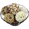 Blue Donuts Decorative Balls for Bowls Vases Assorted 10 Piece Rattan Wicker Balls BD3486521 - alternate 5